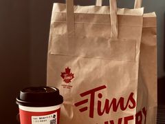 燕麦拿铁-Tims天好咖啡·贝果(雁展路万象天地店)