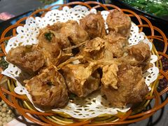 潮汕手卷炸裸肉-潮十三潮汕砂锅粥(高新四路大都荟店)