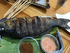 烤鲈鱼-玛扎烧烤私房菜