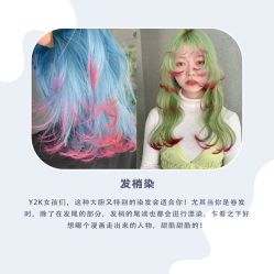 -三原色染发巴黎画染潮色漂色