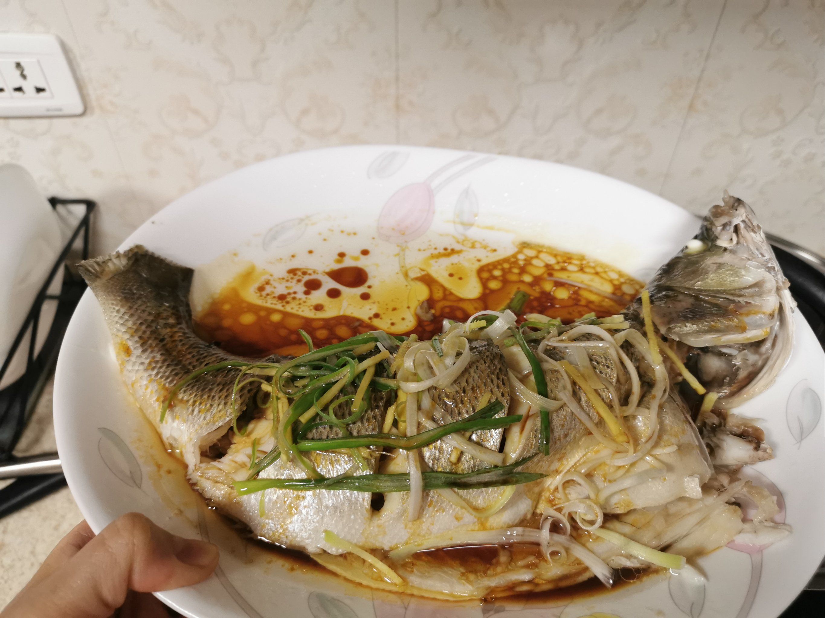 清蒸鱼的午餐时光