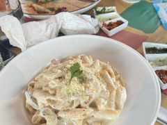 鸡肉奶油蘑菇意面-安妮意大利餐厅(日坛店)