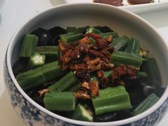 捞汁秋葵-三义和酒楼(千佛山店)