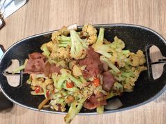 干锅有机菜花-荣鹏风味烀饼(万达广场店)