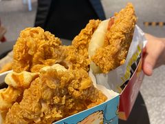 柚子华夫鸡腿肉霸堡-肯德基(汇腾店)