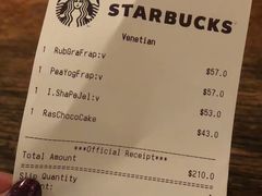 账单-星巴克(威尼斯人店)