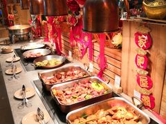 自助取餐区-广州希尔顿逸林酒店-OPEN開·全日制餐厅·海鲜·小火锅·自助餐(东风路店)