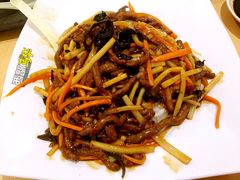 鱼香肉丝盖饭-西部马华清真兰州牛肉面·烧烤夜市(关东店)