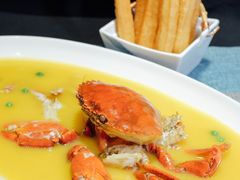 土豆泥烧三门鱿蠓拼油条-瓯越轩(新希望立体城购物中心店)