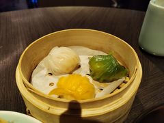 三色蔬鲜虾饺-万丽轩·粤菜(王府井金茂万丽酒店)