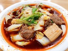 红烧牛肉刀削-华兴街自力面店
