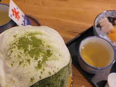 抹茶生乳かき氷-WONDER ICE 萬得冰田(建設路总店)