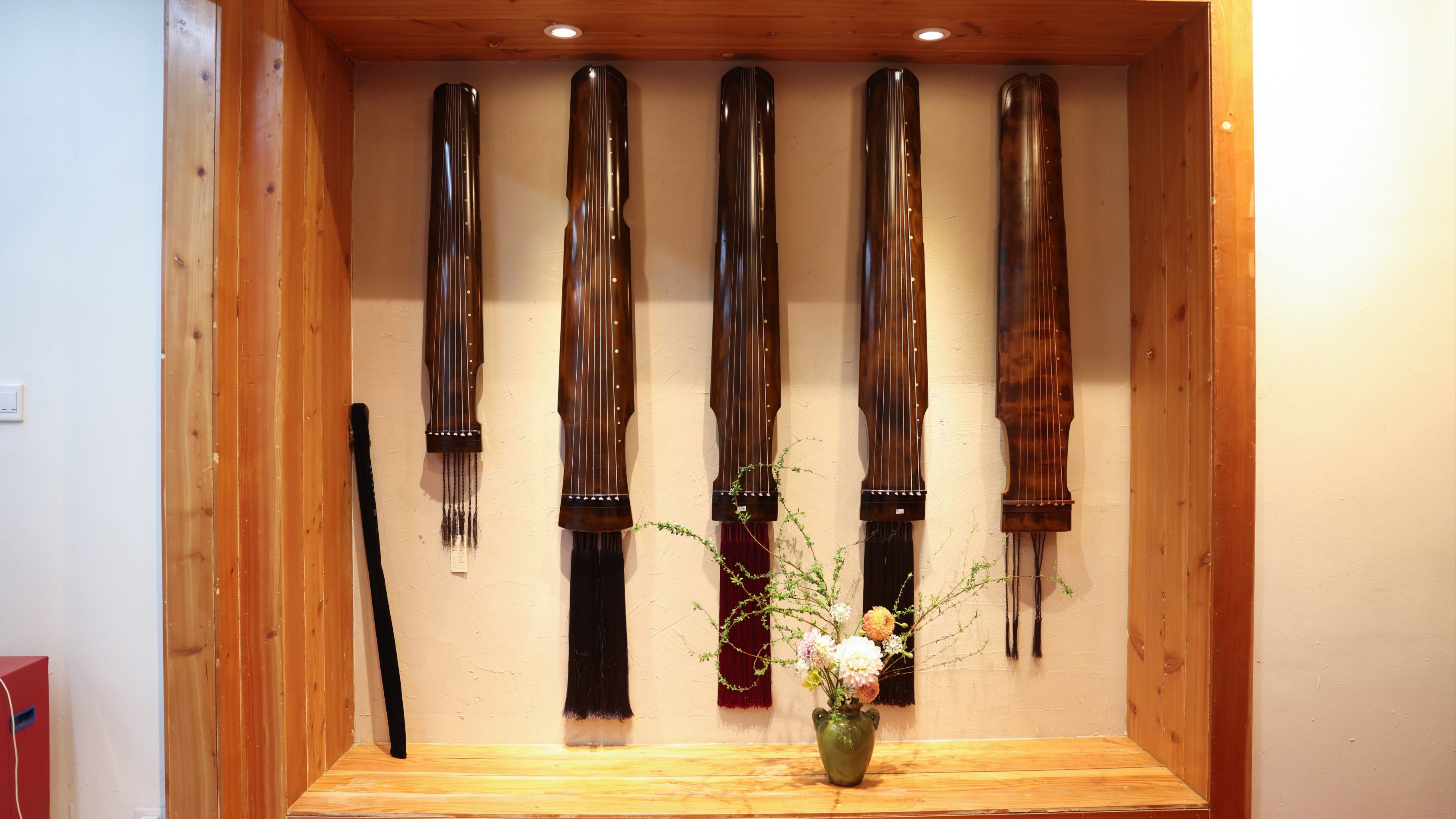 古琴馆里的艺术感,淡淡的空灵古雅!