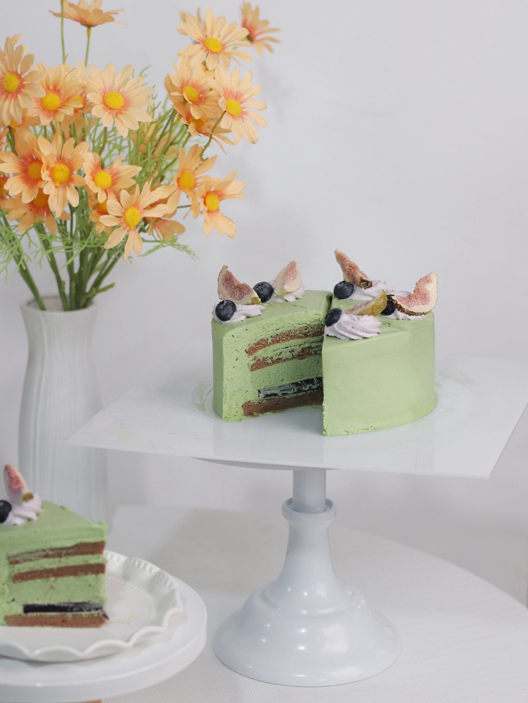 清新绿茶蛋糕日记