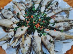 葱油蛏子-温州一家人美食(西木头市店)