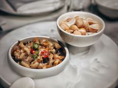 辣酒汁花螺配夏威夷果-木守西溪溪隐餐厅