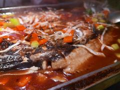 酱香烤鱼-探鱼·鲜青椒爽麻烤鱼(番禺万达店)
