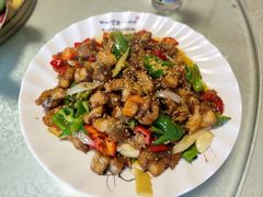 爆炒野生狗鱼块-煲来饱去冷水鱼