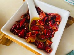 现炸辣椒油-阳坊胜利涮羊肉(阳坊老店)