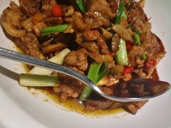 山茶油乳牛肝菌炒土鸡-望湘园湖南菜(赛格店)