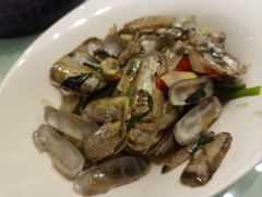姜葱炒大竹蛏-骏莱海鲜鱼港(五角场店)