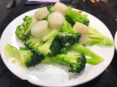 西兰花炒带子-一哥美食(总店)