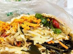 鸡蛋花干夹馍-三兄弟高炉烧饼