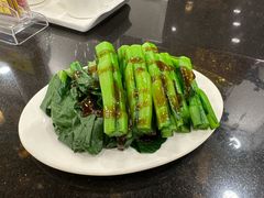 白灼蚝油碧绿鲜菜心-丽的面家(多宝路店)