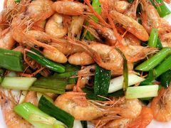 葱炒河虾-广迎居老正兴菜馆