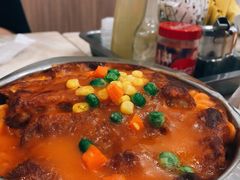 焗猪扒-喜莲咖啡
