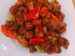 小杏鲍菇牛肉粒-陈傻子餐厅(世纪都会店)