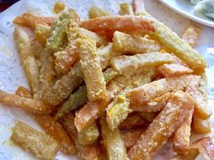 蛋黄焗南瓜-大眼锅贴水饺(河东店)