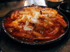 奶酪海鲜炒米条-包装马车·韩国料理·포장마차