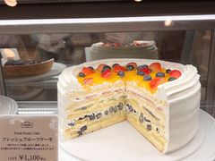 水果千层蛋糕-HARBS(京都藤井大丸店)