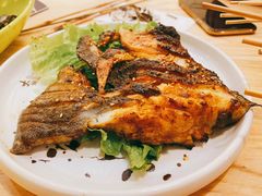 炭烤碟鱼头-大话小腰(鸟巢店)