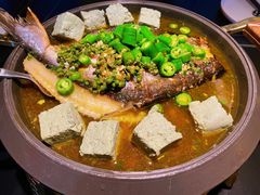 鲜青椒味烤鱼-师烤·豆花烤鱼(广州荔湾扬韬广场店)