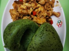 窝头外婆菜炒鸡蛋-北大家园食堂