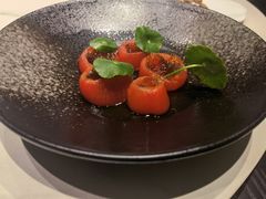 桃胶茉莉香柿-次第花开素食雅宴