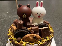 line巧克力蛋糕-半勺舒舒生日蛋糕店