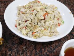 羊杂，臭豆腐，包菜-张一品食府