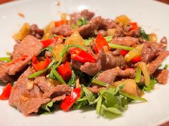 小炒牛肉-绿茶餐厅(华联万柳店)