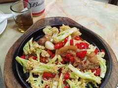 铁板有机花菜-李师傅脆肚(梅林店)
