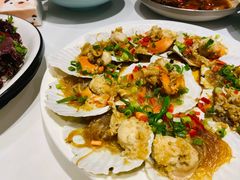 蒜茸全贝蒸粉丝-宝轩渔府·老字号海鲜·正宗津菜(水上店)