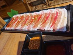 调味猪五花-九田家黑牛烤肉料理(柒悦城店)