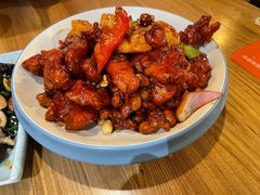 椒香虾仁爆鸡球-陈傻子餐厅(世纪都会店)