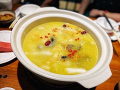 海参花胶鸡汤底-海煮叹鲜·粥底火锅·港式海鲜打边炉(赛银国际广场店)