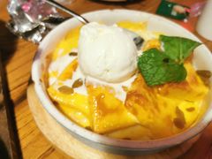 冰淇淋烤布蕾-新白鹿餐厅(百联中环店)