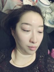 绣眉恢复后效果-Meet Nail 美睫·美甲