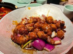 蒜香蜜汁排骨-绿茶餐厅(蓝色港湾店)
