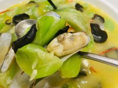 丝瓜烧蛏子-梦都海鲜酒家(万达广场江桥店)